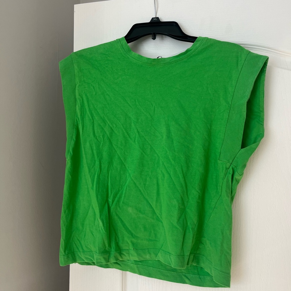 Zara Bright Green Top